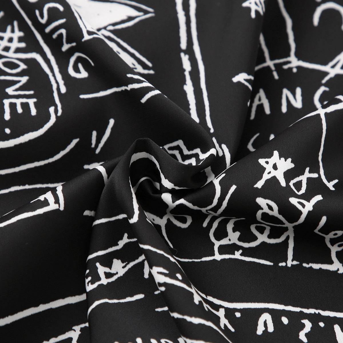 Grafikmuster Pyjama-Set