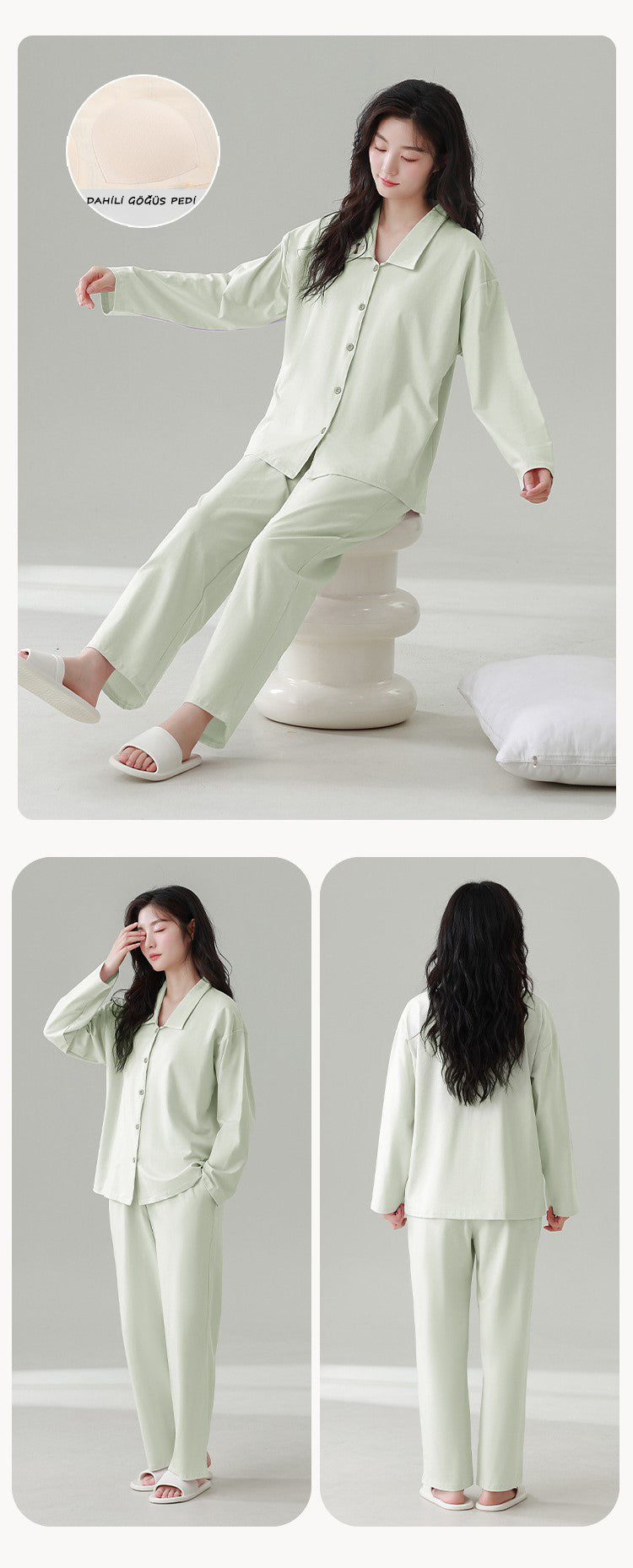 Gepolstertes Stützendes Alltags-Pyjama