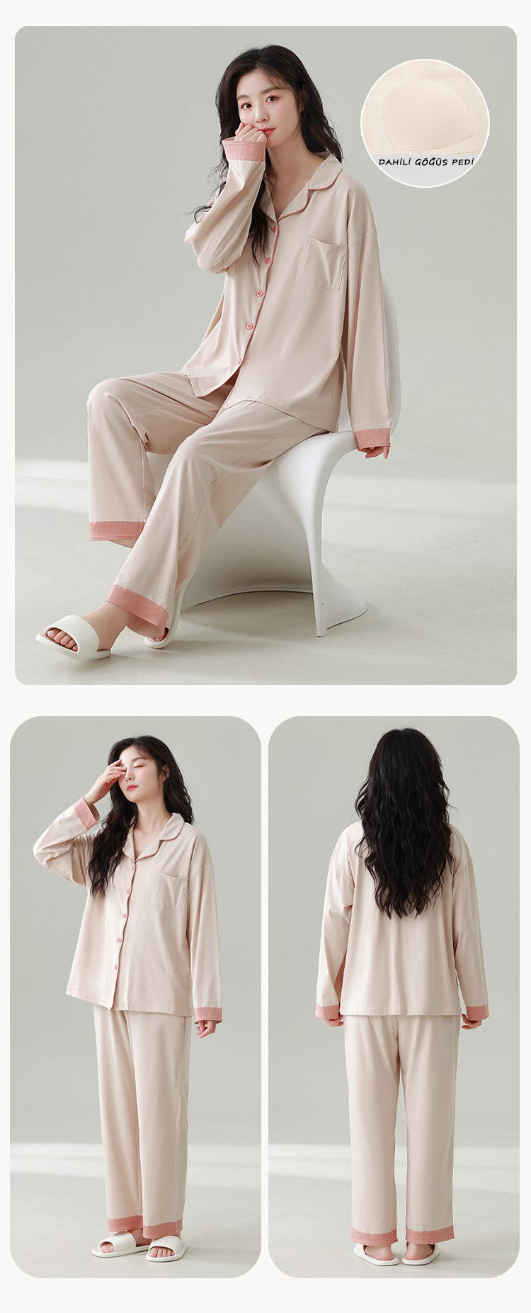 Gepolstertes Stützendes Alltags-Pyjama