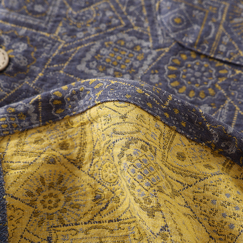 Retro Premium Baumwoll-Pyjama-Set